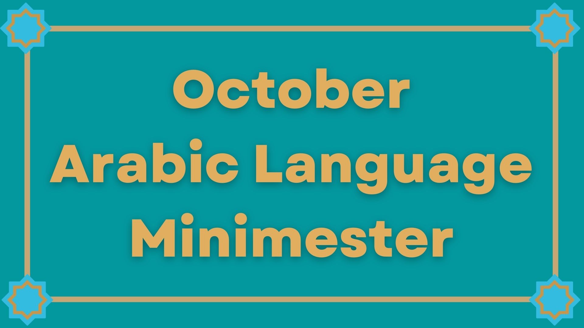 new-october-minimester-arabic-classes