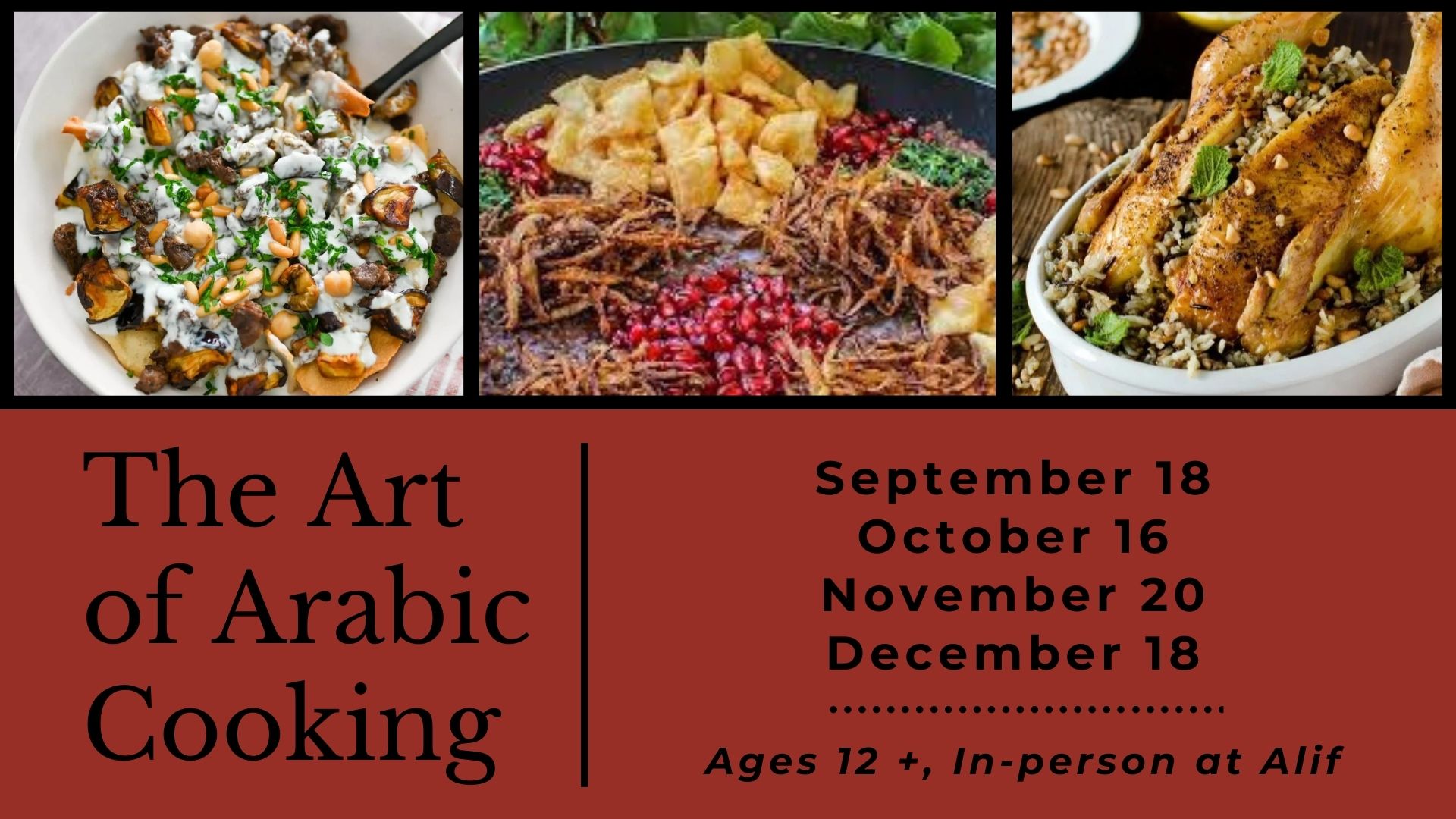 Fall/Winter Arabic Cooking Series